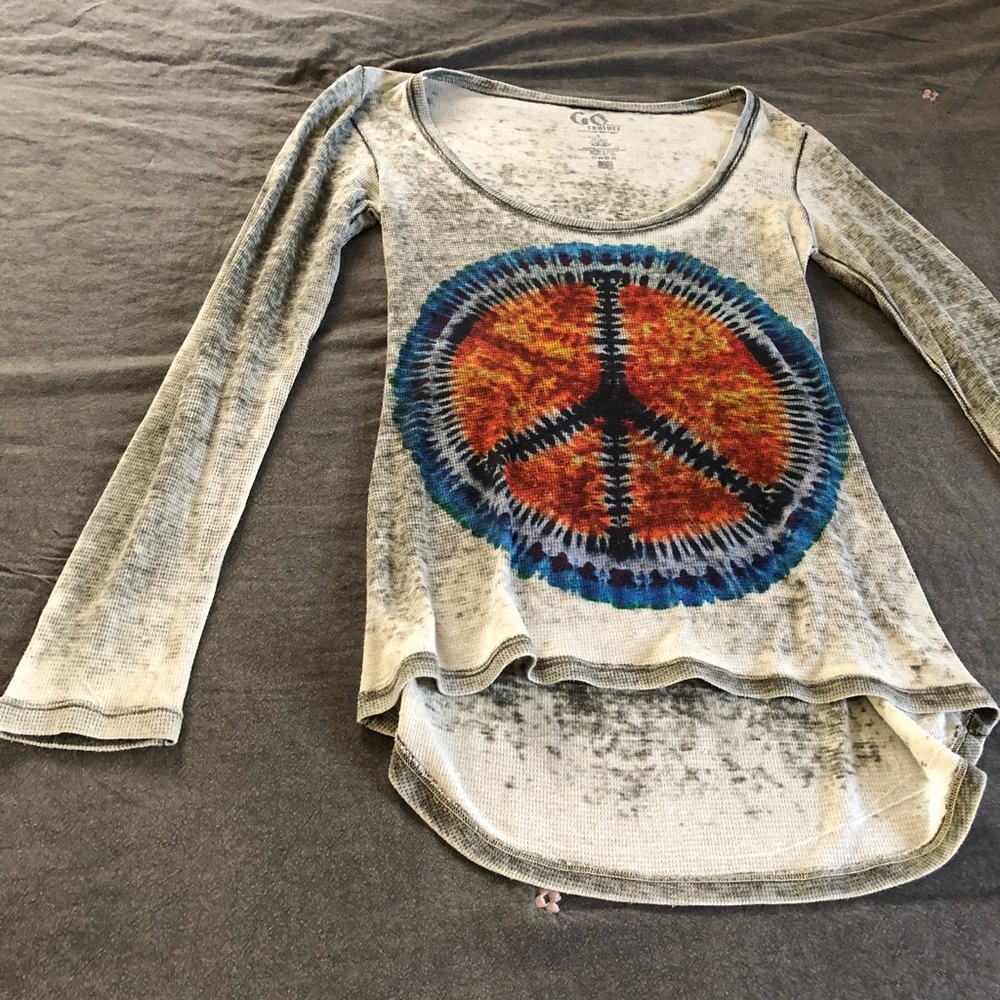 Go Couture | Grey Peace Sign Thermal